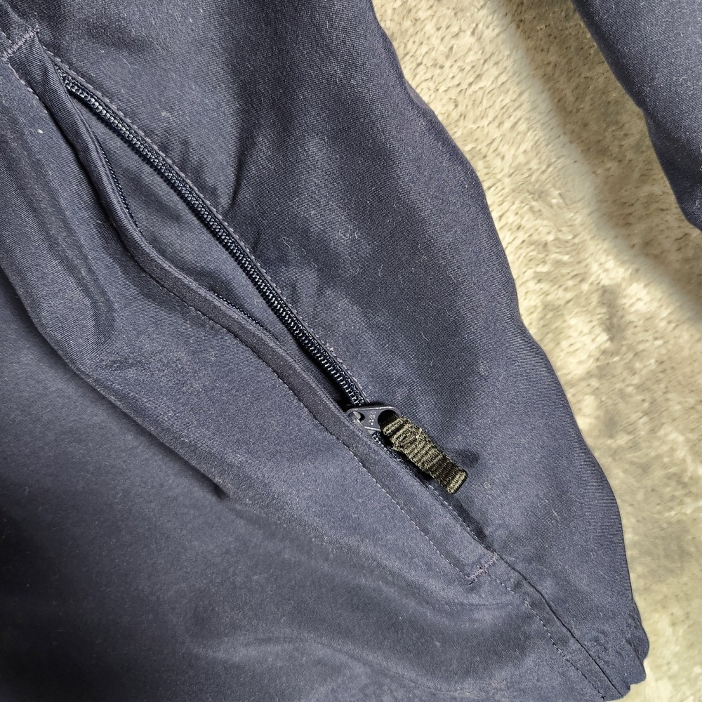 Adidas Climaproof Wind Men's XL Blue Contrast Zip Pockets Longsleeve Pullover - Picture 2 of 11